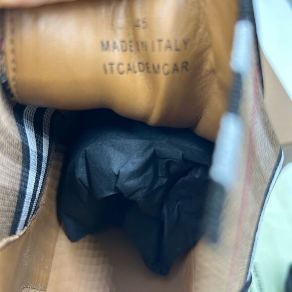 Men’s Burberry vintage check leather Chelsea boot size 45 made in Italy - Picture 8 of 8